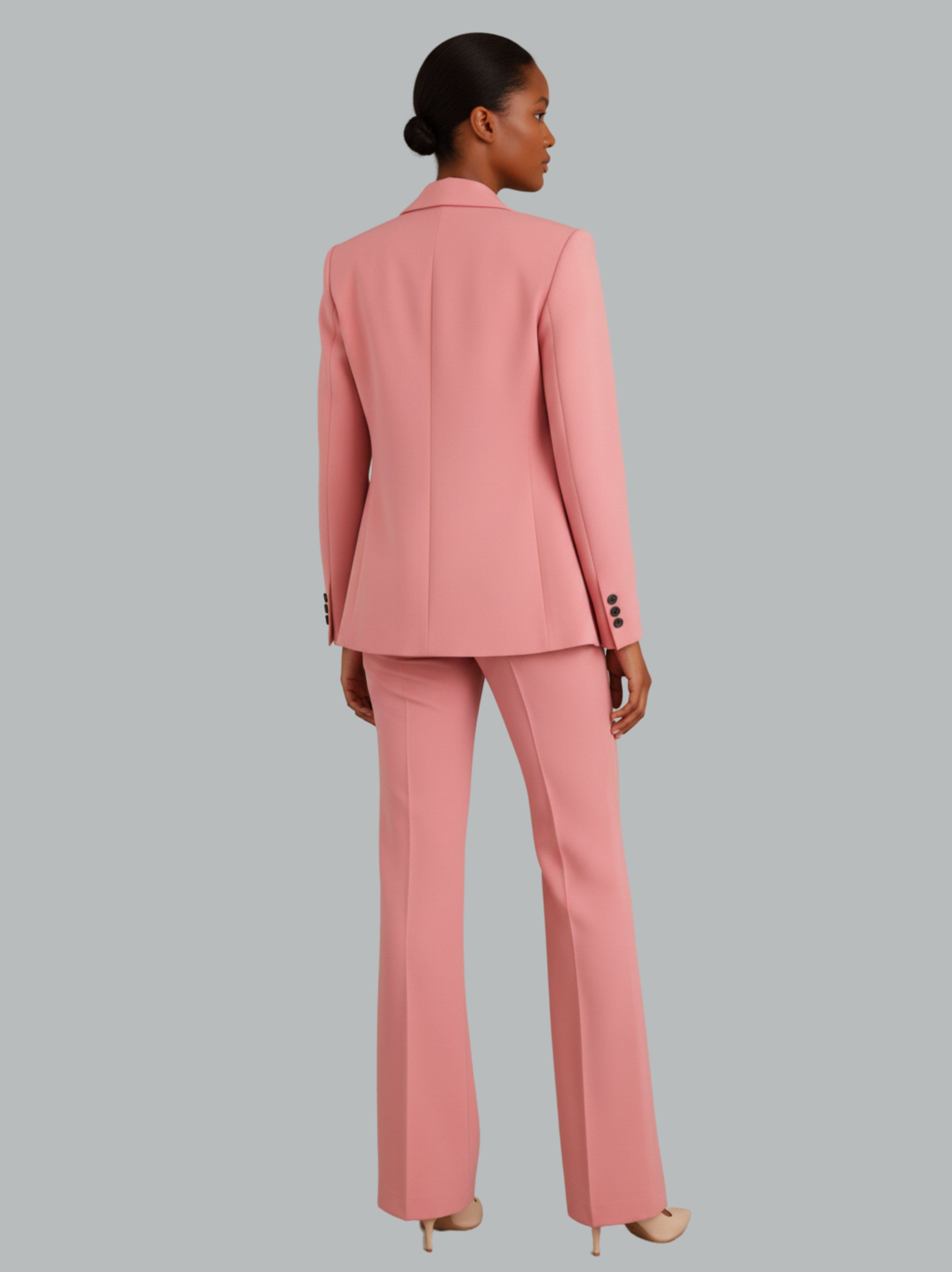 Chic Cotton Blend Suit Set