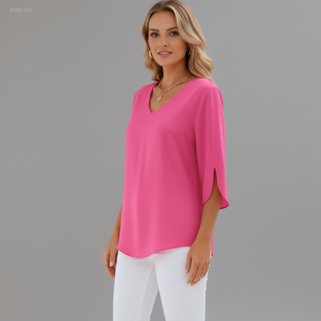 Everyday V-Neck Blouse