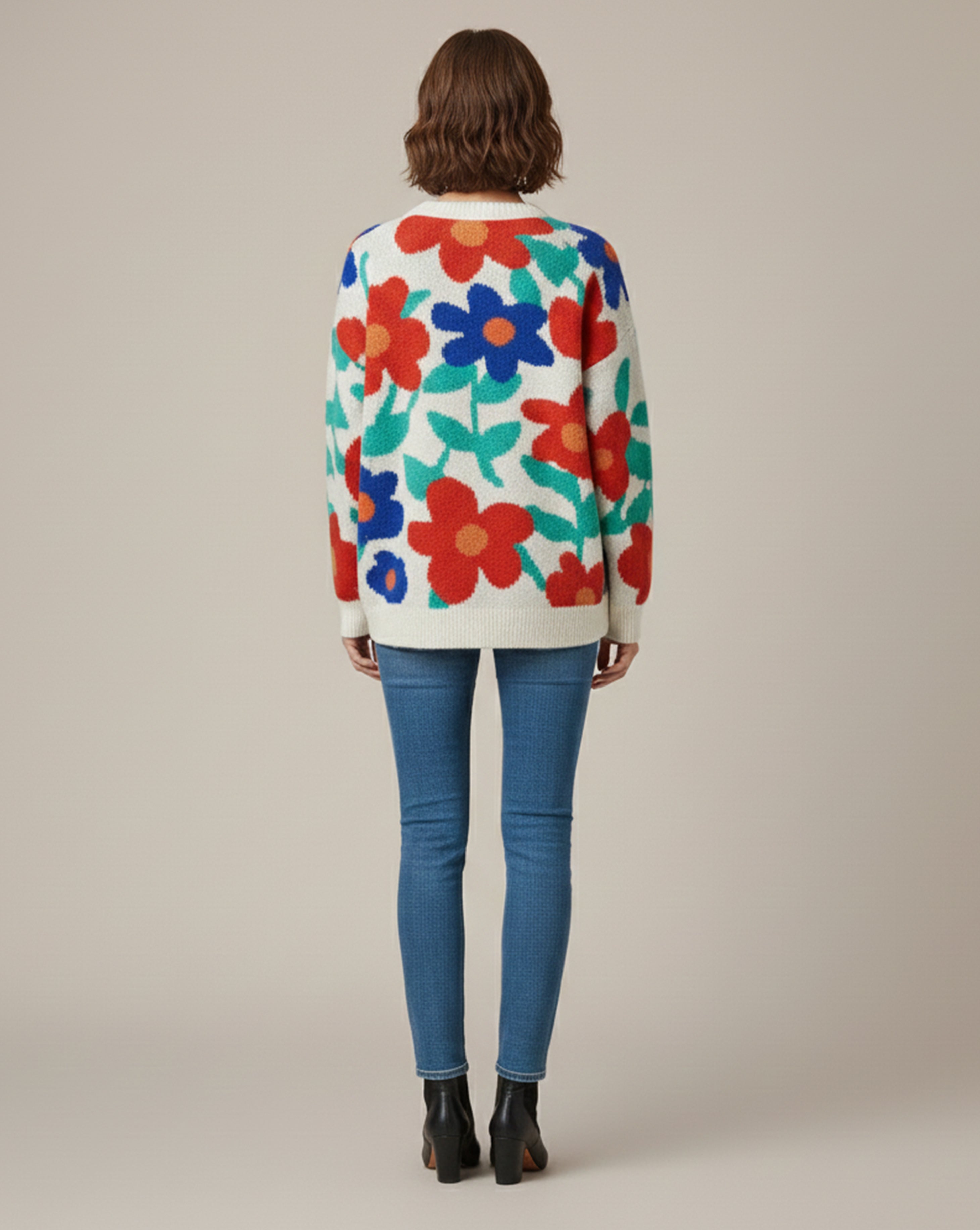 Devin Flower Sweater