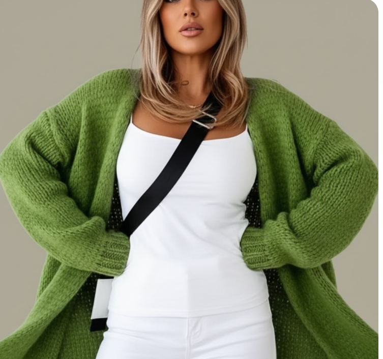 Lany Knitted Long Cardigan