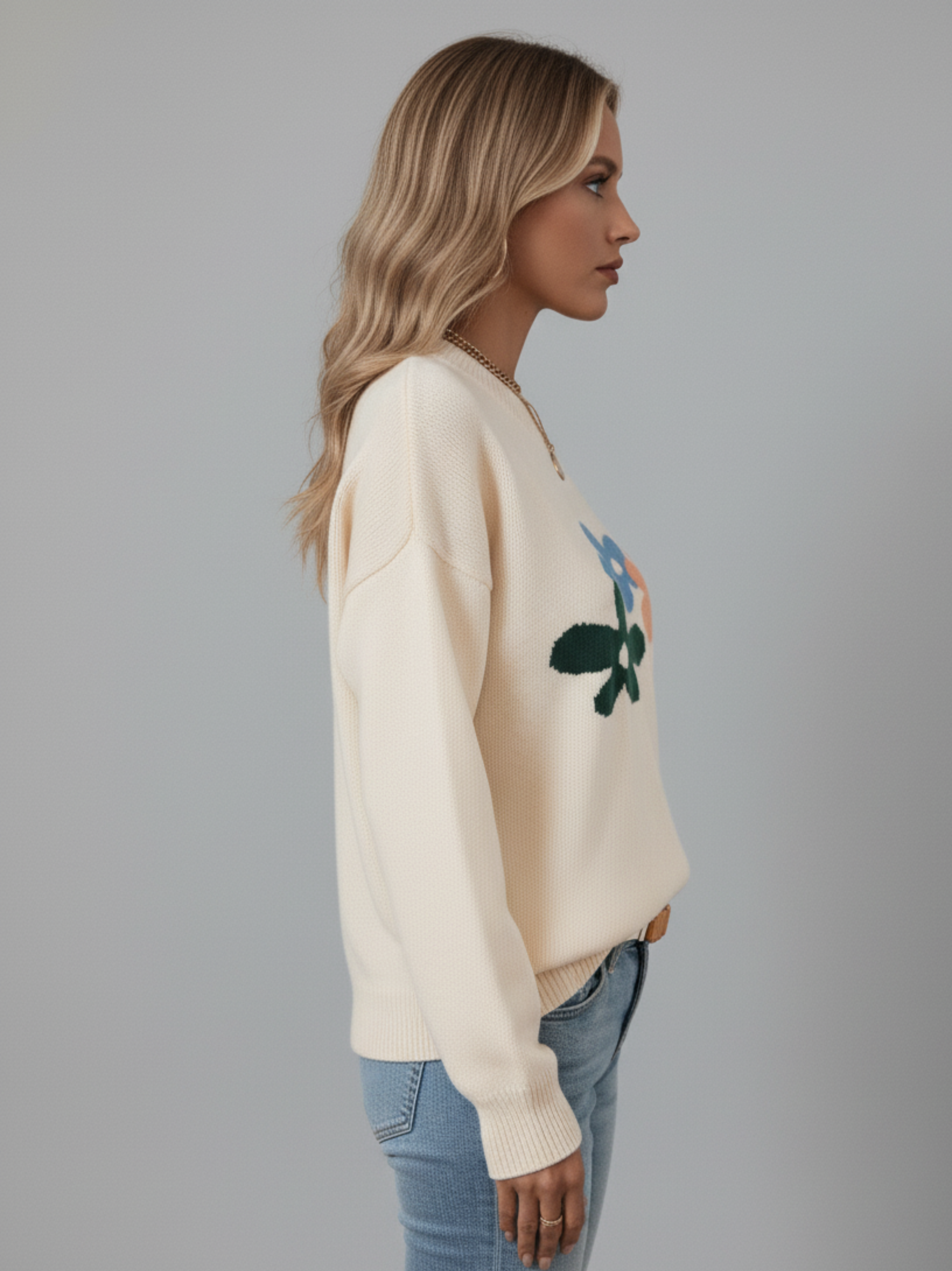 Kasey Floral Sweater