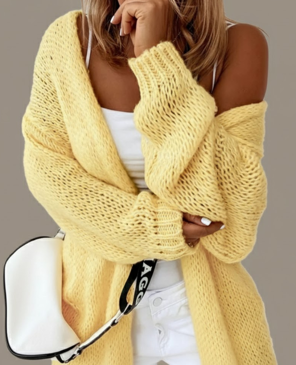 Lany Knitted Long Cardigan