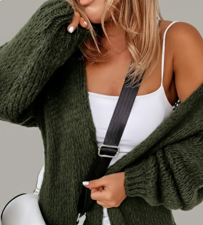 Lany Knitted Long Cardigan