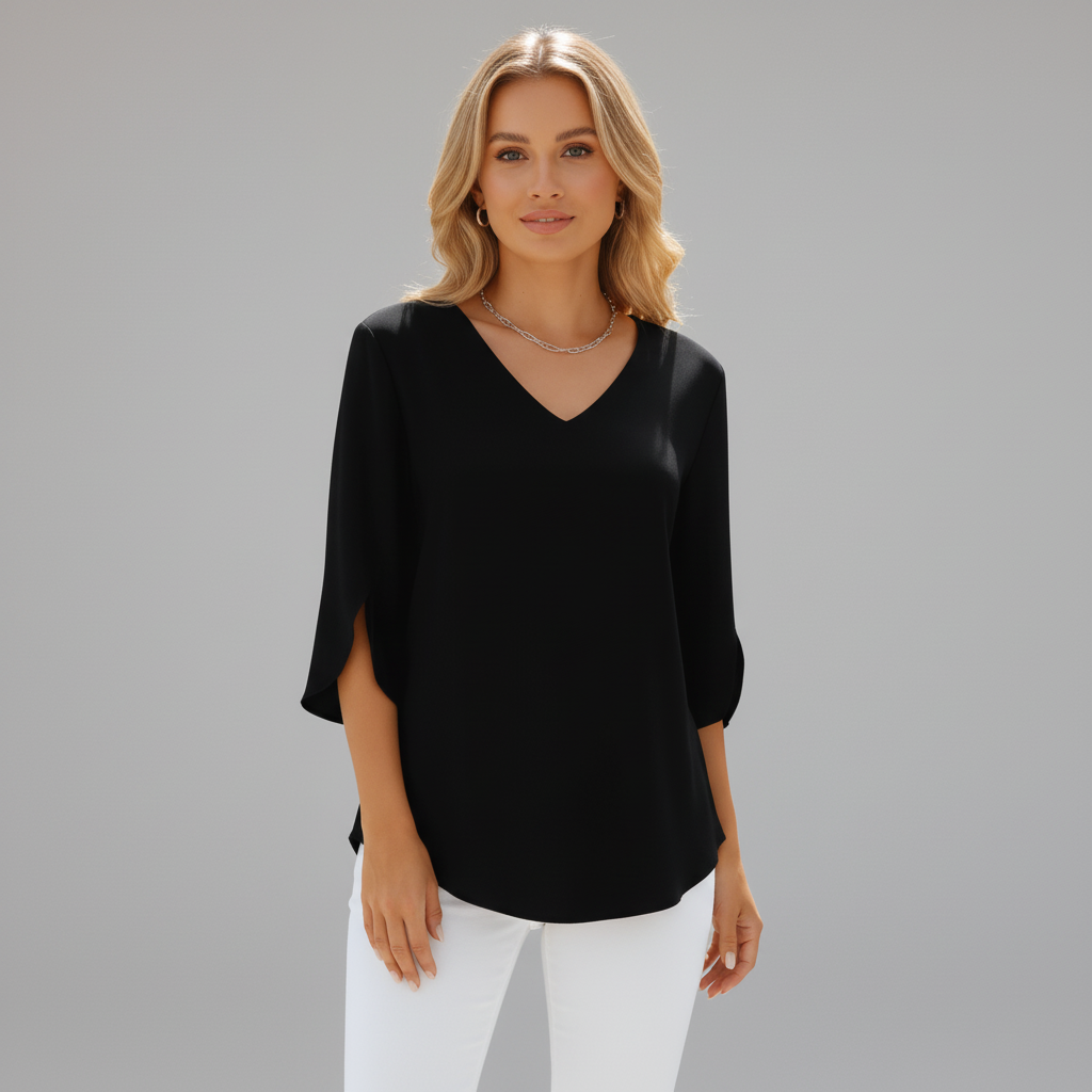 Everyday V-Neck Blouse