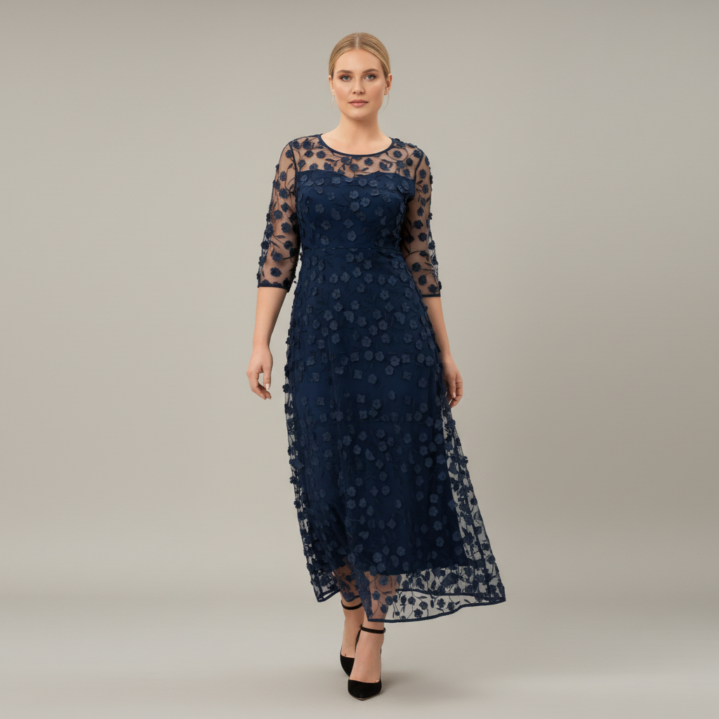 Shiela Elegant Plus Size Dress