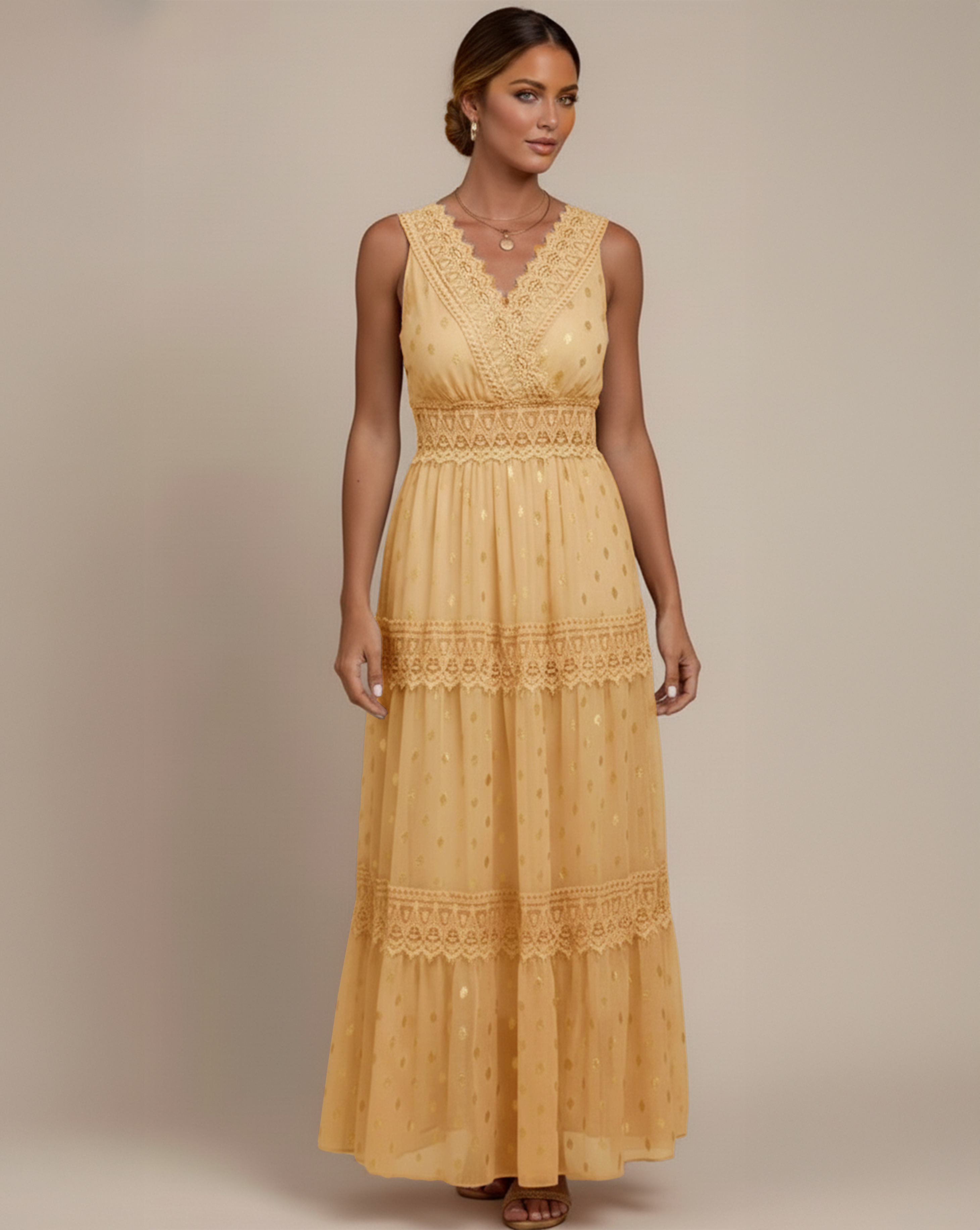 Solana Boho Lace Dress