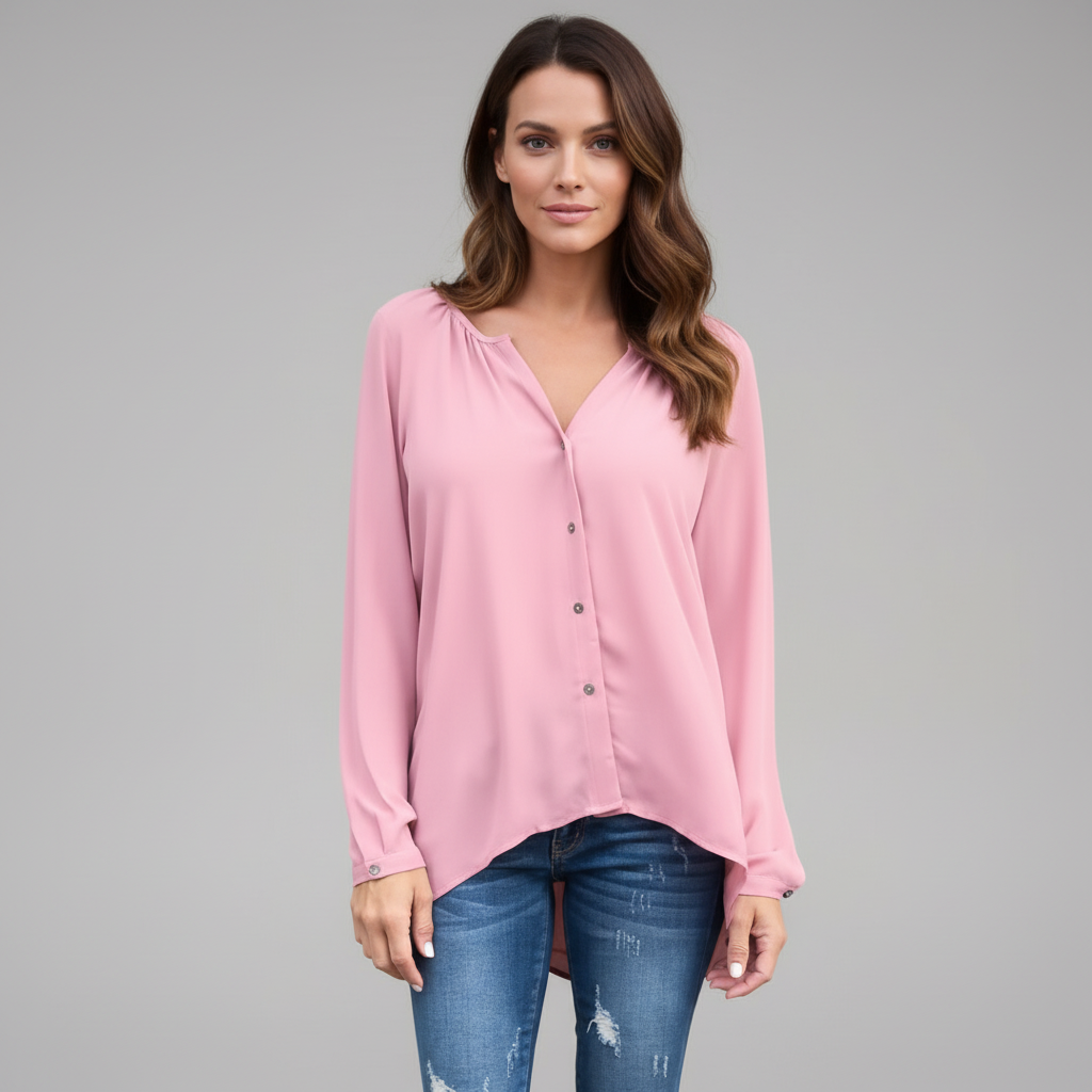 Flowy Button Down Blouse