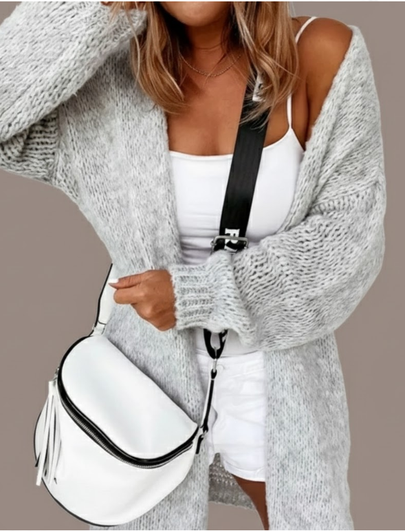 Lany Knitted Long Cardigan