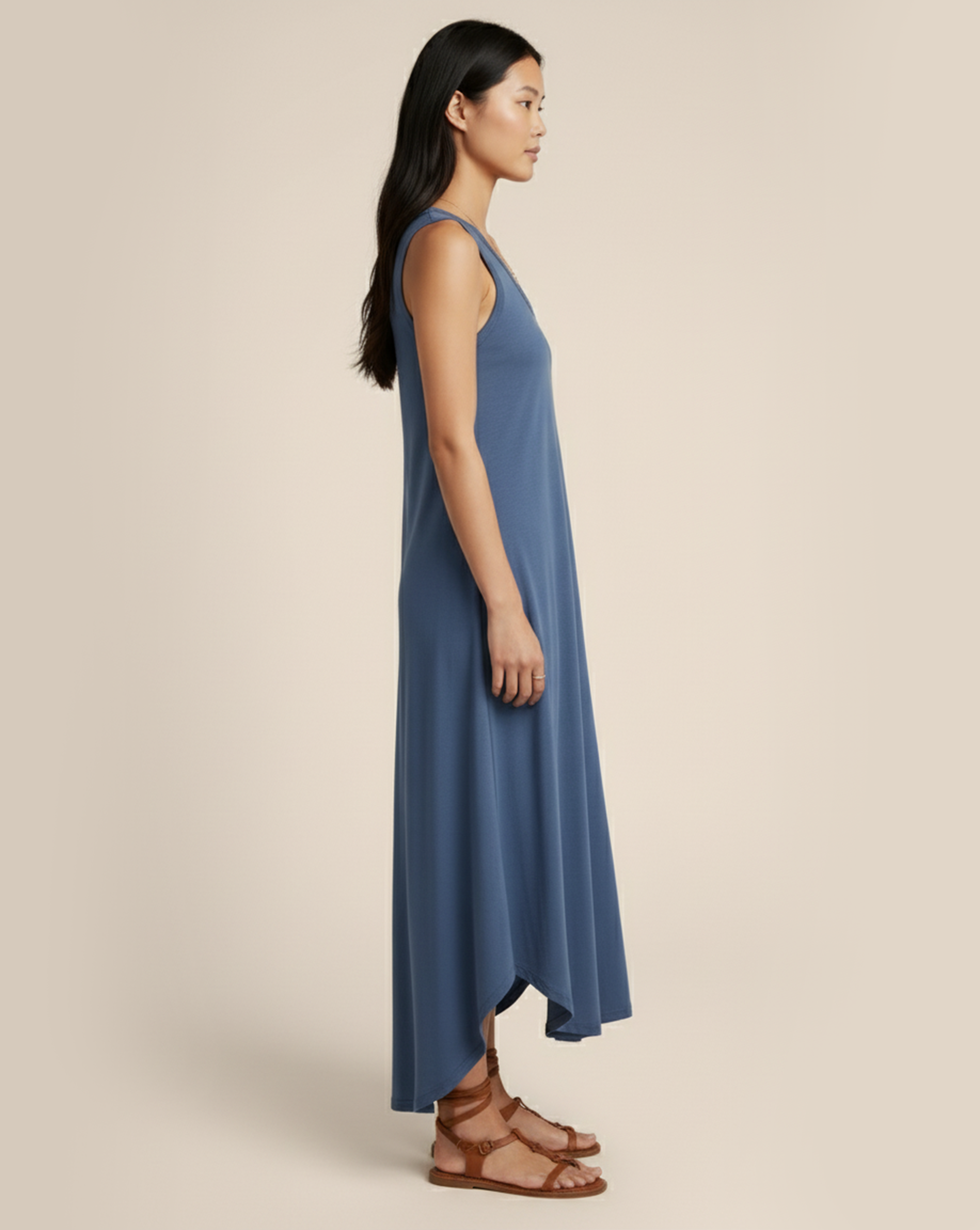 Iris Casual Plain Dress