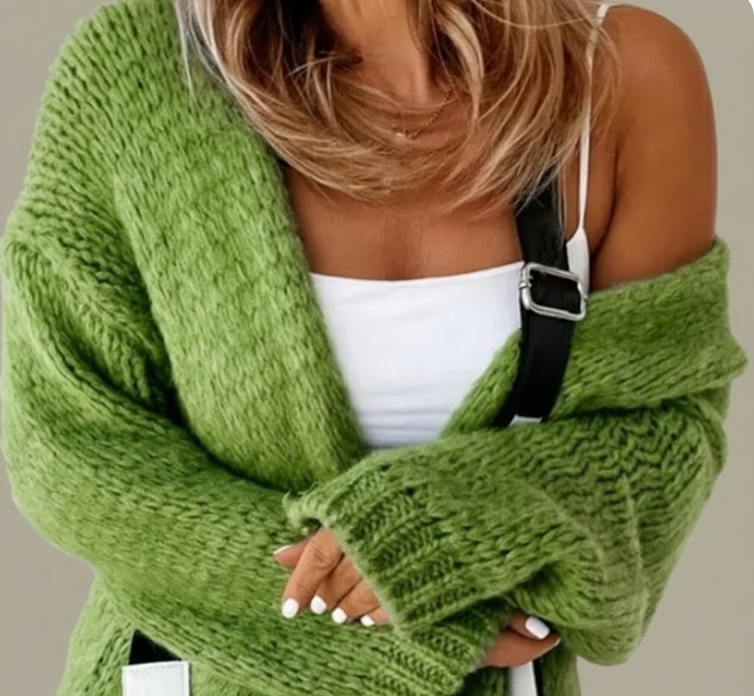 Lany Knitted Long Cardigan