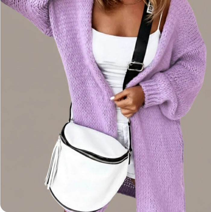 Lany Knitted Long Cardigan