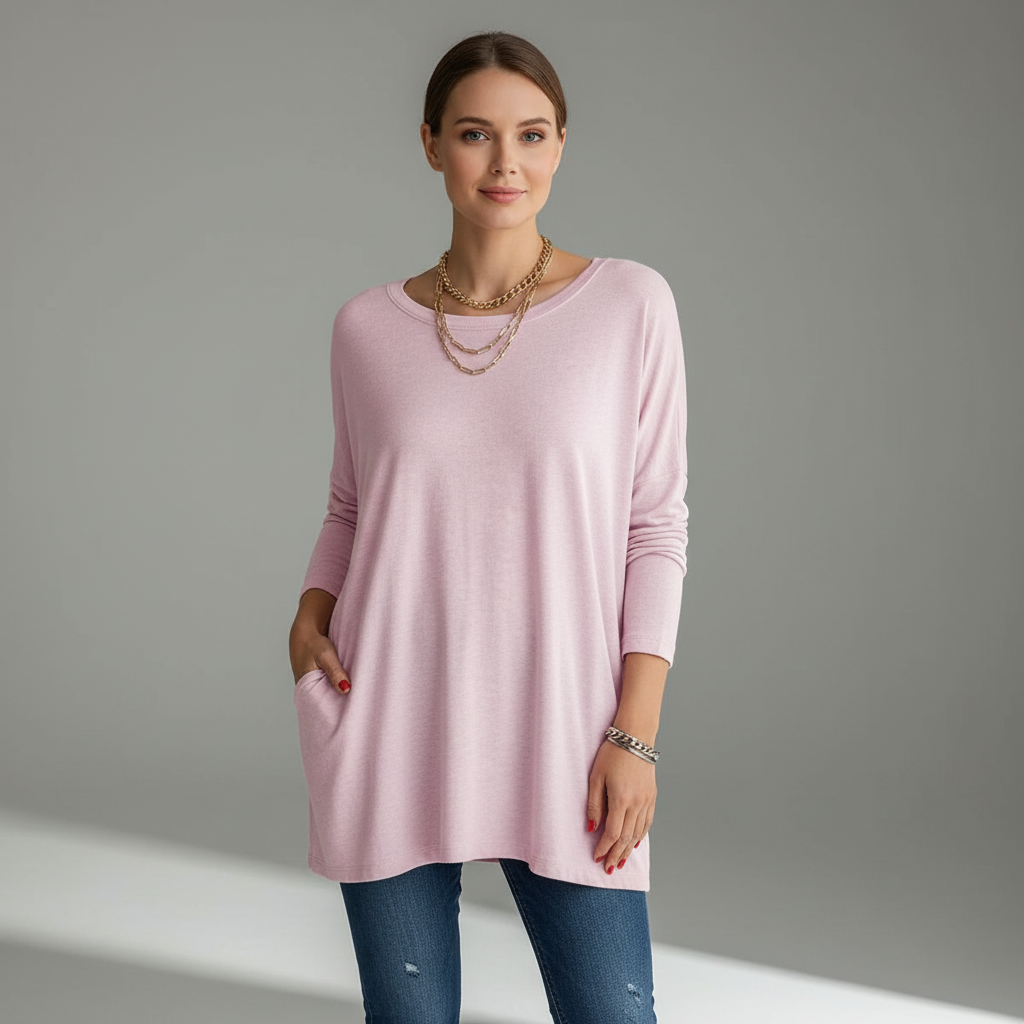 Georgia Cosy Oversized Long Sleeve Top