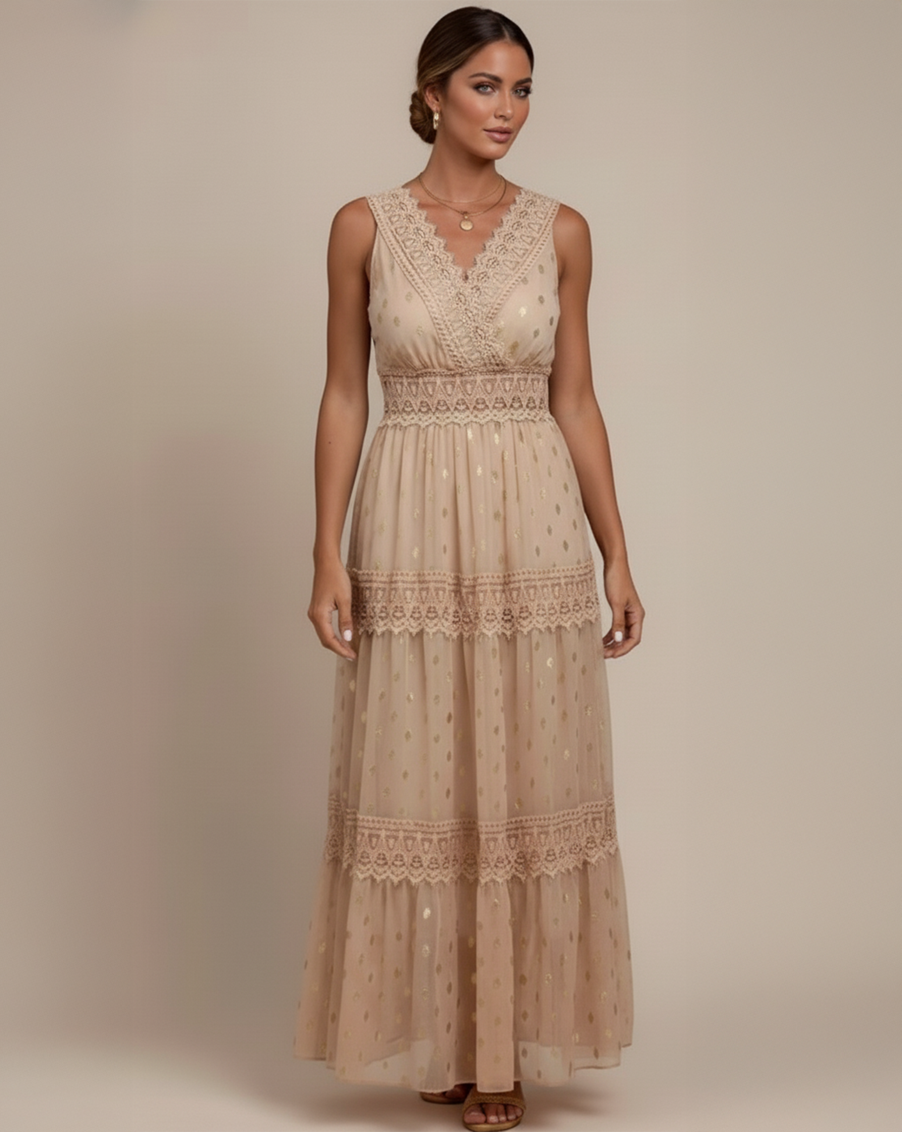 Solana Boho Lace Dress