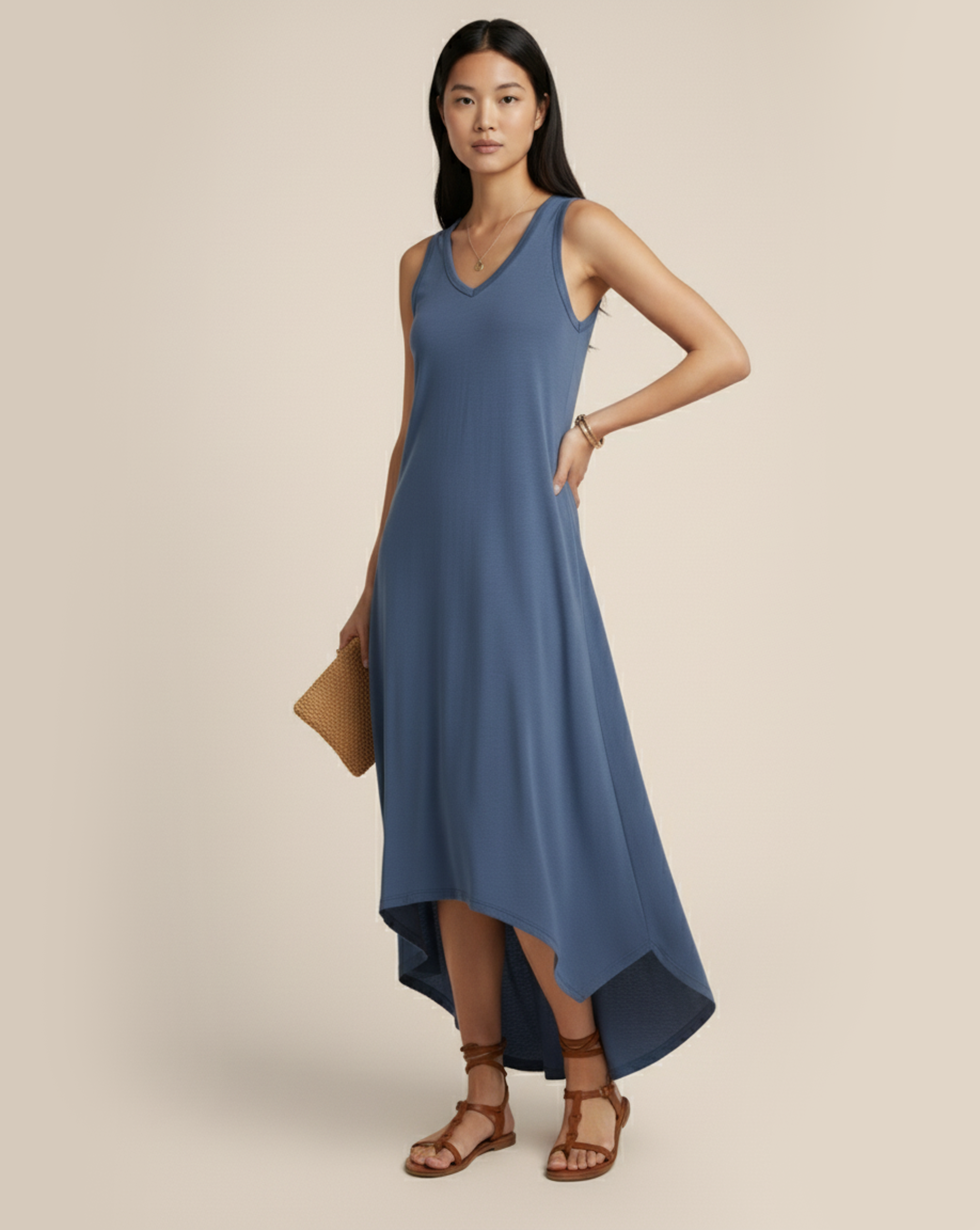 Iris Casual Plain Dress