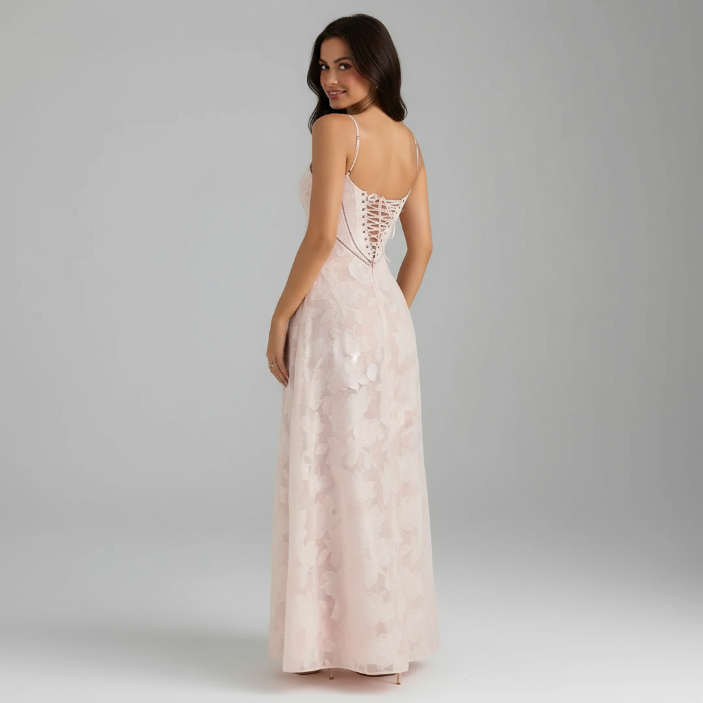 Francesca Sheer Lace Dress