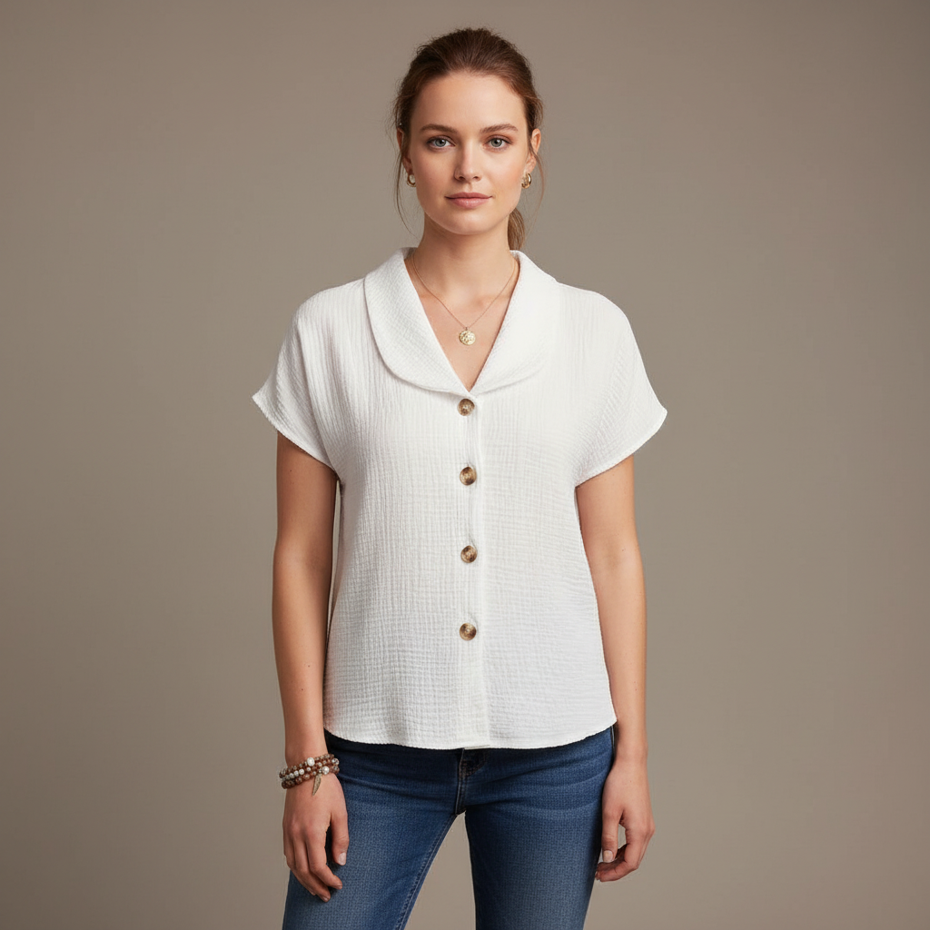 Evie Linen Top