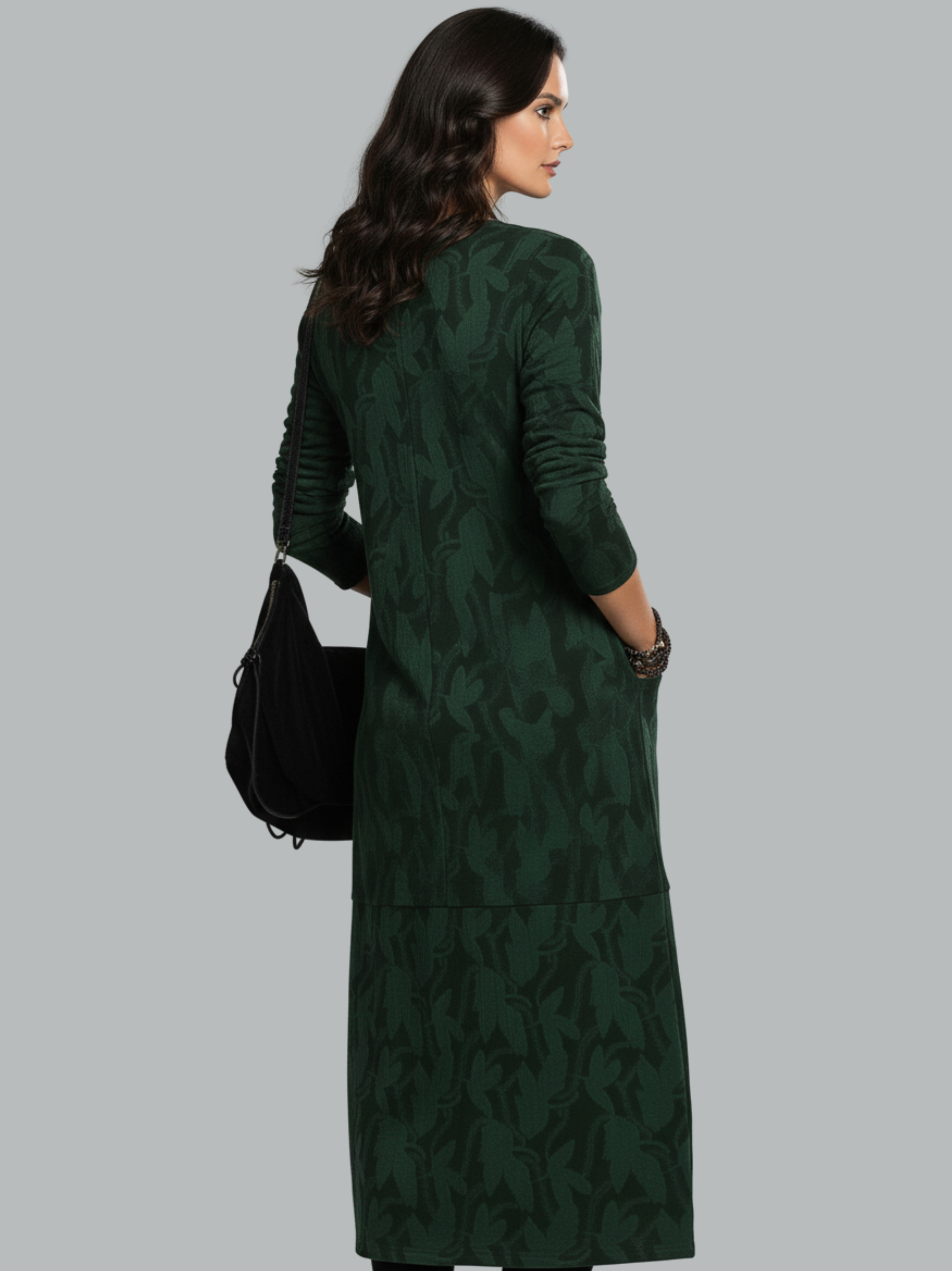 Clara Printed Long Sleeve Dress