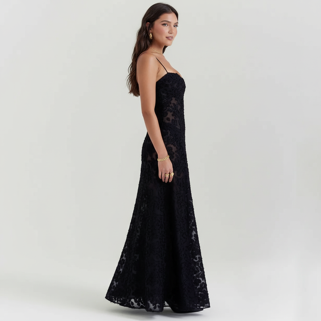 Francesca Sheer Lace Dress