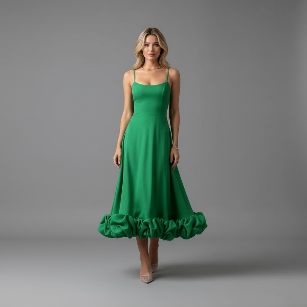 Floral Ruffled Dress