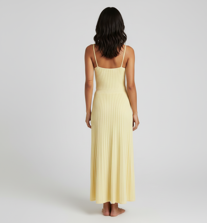 Leila Pleated Midi Dress