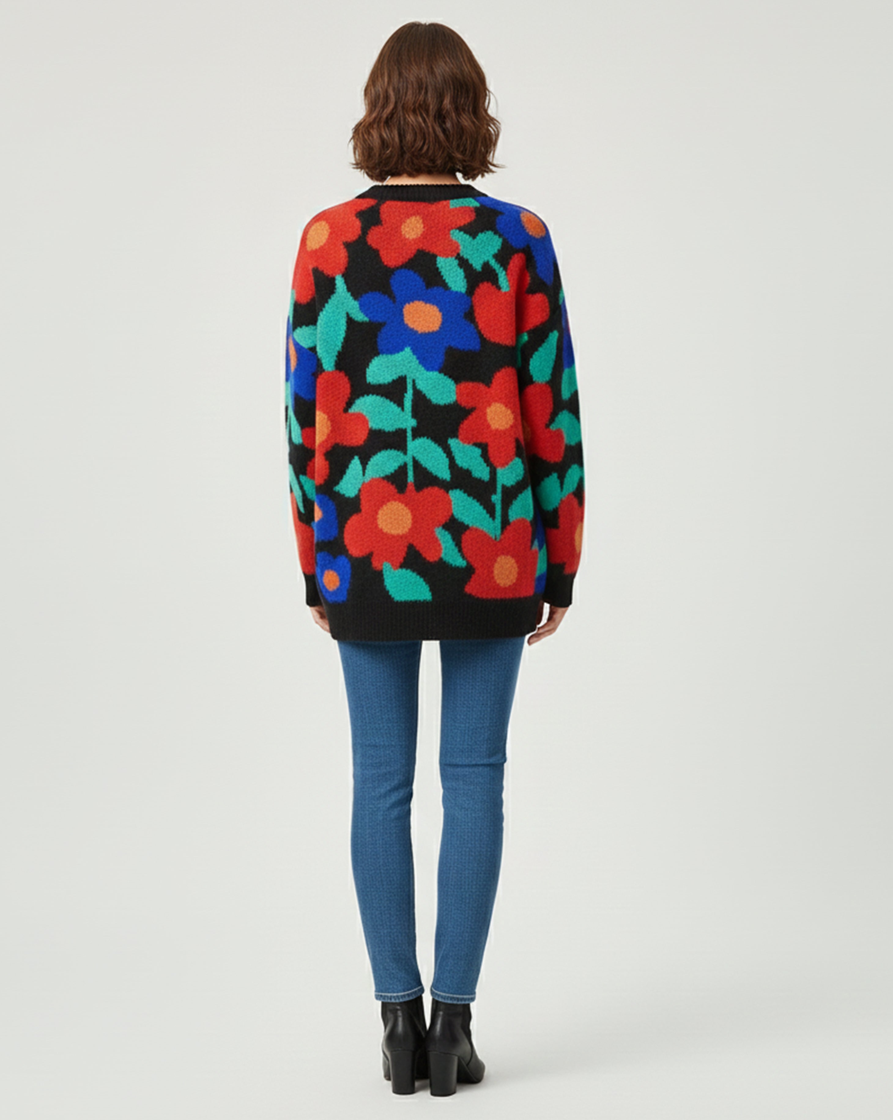 Devin Flower Sweater