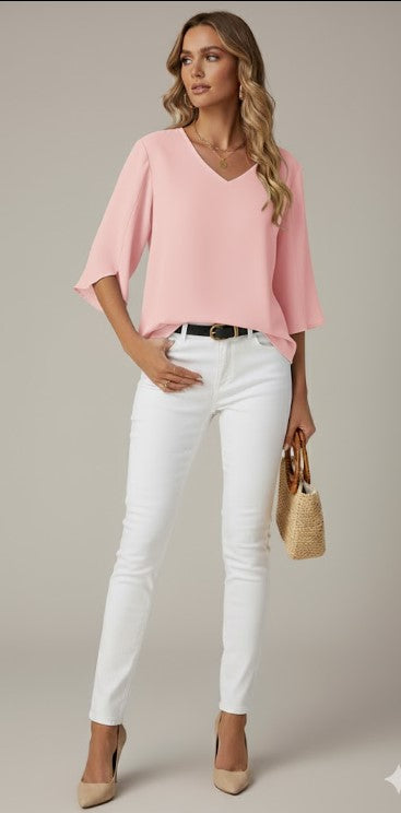 Penny Elegant Lapel Shirt