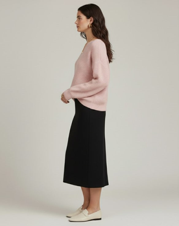 Relaxed Fit Soft Knit Sweater