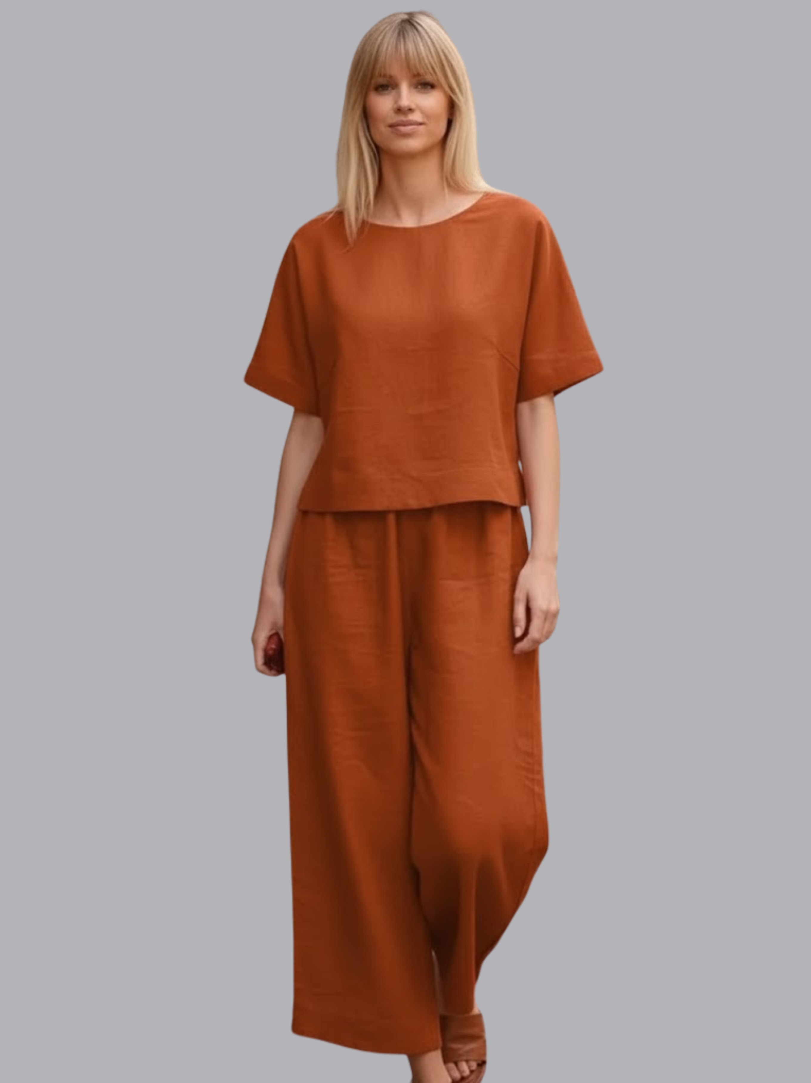 Hallie Short Sleeve Two Piece Set